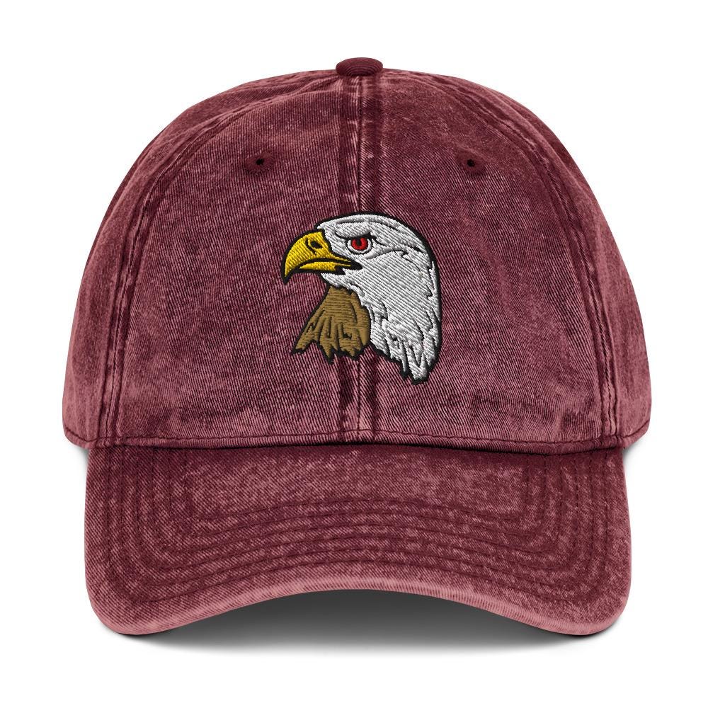 Bald Eagle Vintage Cotton Twill Cap | Americana Inspired Hat | Embroidered Hat | Perfect Gift for Eagle Lovers