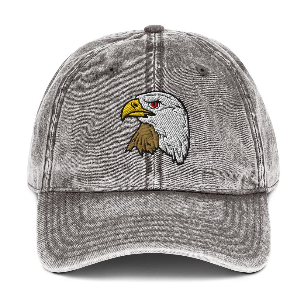 Bald Eagle Vintage Cotton Twill Cap | Americana Inspired Hat | Embroidered Hat | Perfect Gift for Eagle Lovers