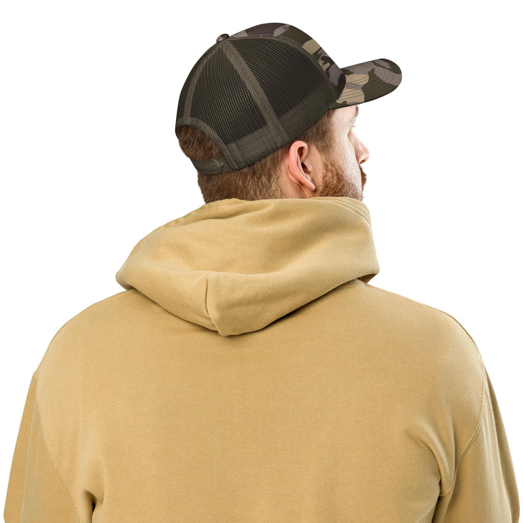 Bald Eagle Camouflage Trucker Hat | Outdoor and Hunting Cap | Perfect Gift for Nature Lovers & Wildlife Fans | Embroidered Hat