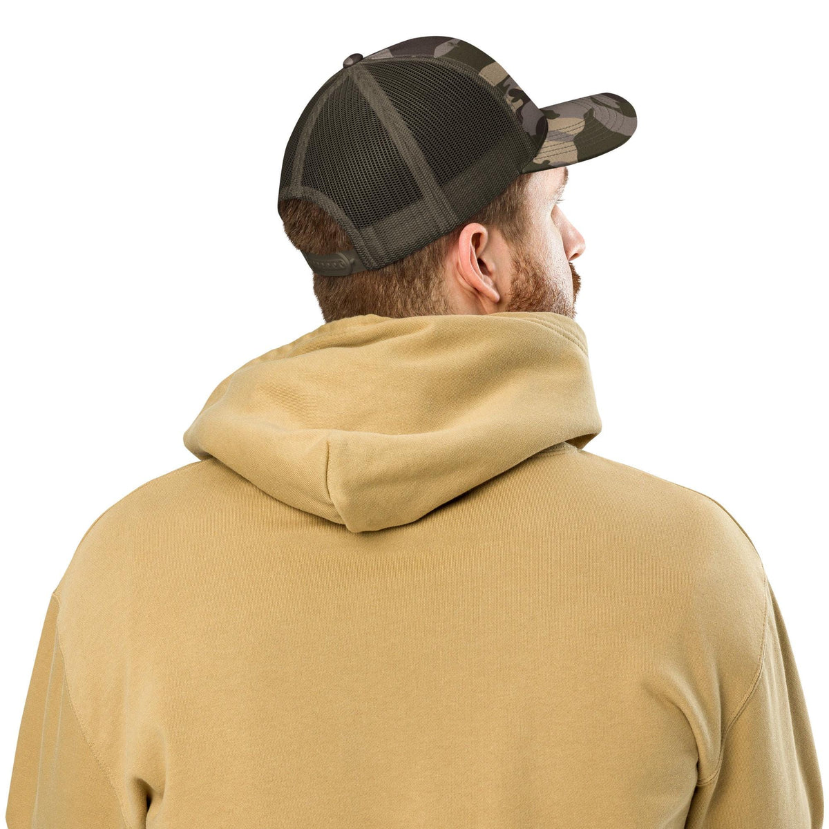 Bald Eagle Camouflage Trucker Hat | Outdoor and Hunting Cap | Perfect Gift for Nature Lovers & Wildlife Fans | Embroidered Hat