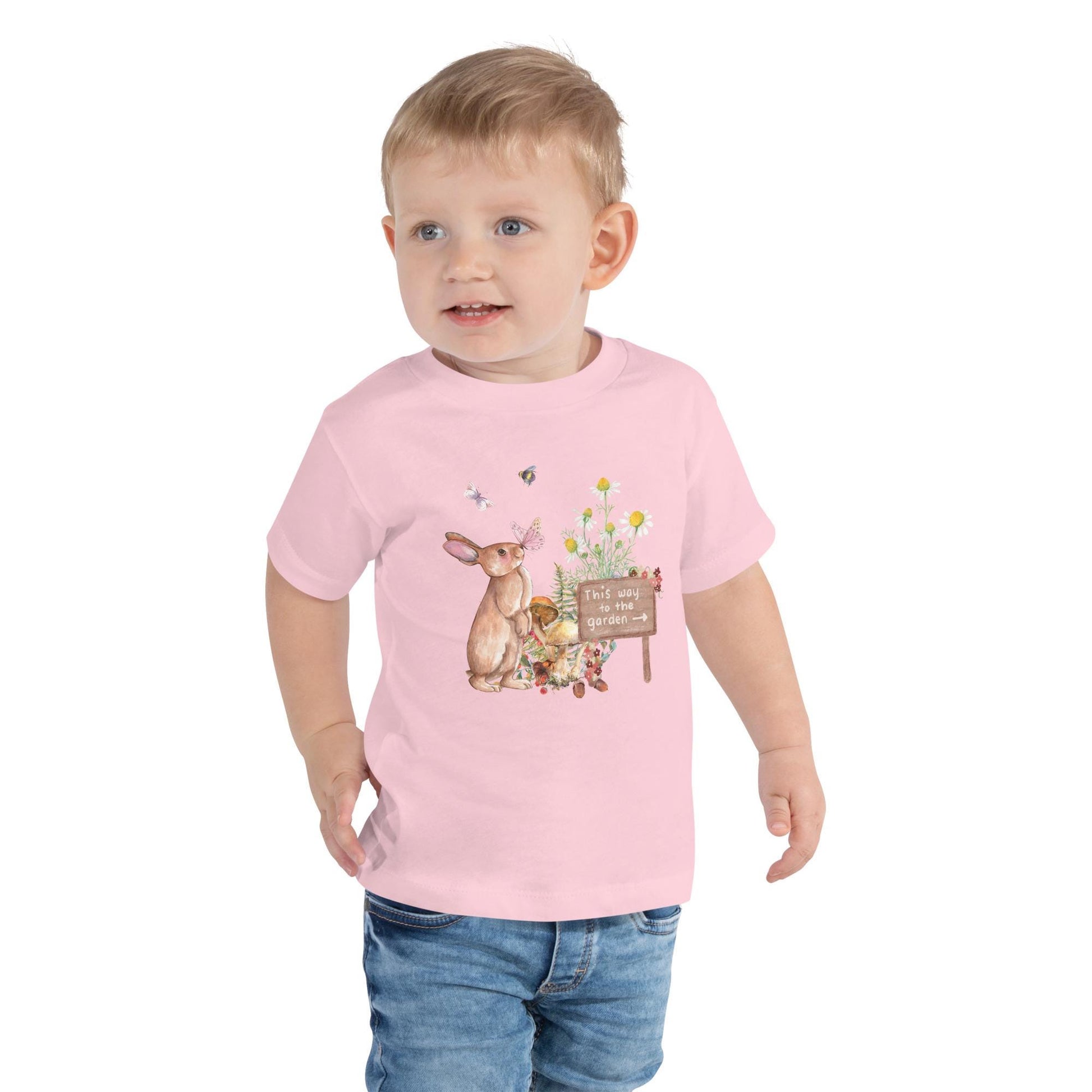 Cottagecore Garden Toddler Tee | Soft Cotton Shirt for Kids | Floral Print Tee | Adorable Spring Outfit for Little Ones