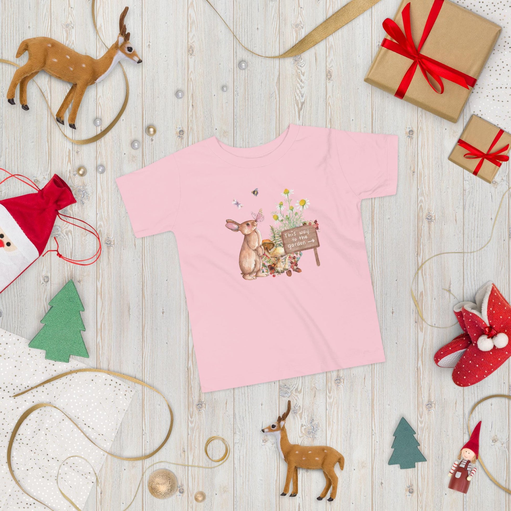 Cottagecore Garden Toddler Tee | Soft Cotton Shirt for Kids | Floral Print Tee | Adorable Spring Outfit for Little Ones