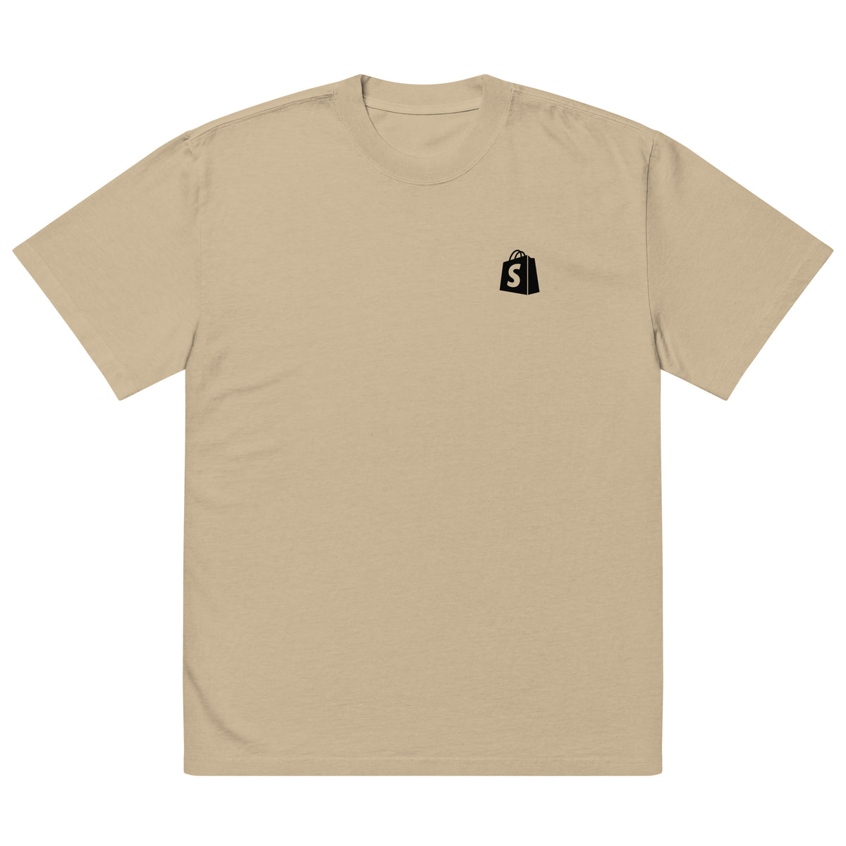 SimGym Feature Manifest T-Shirt in Faded Khaki - front view