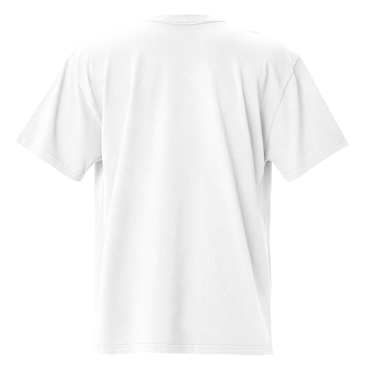 SimGym Sprint T-Shirt in Faded White - back view