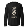 SimGym Clone Crew Long Sleeve in Black - front view