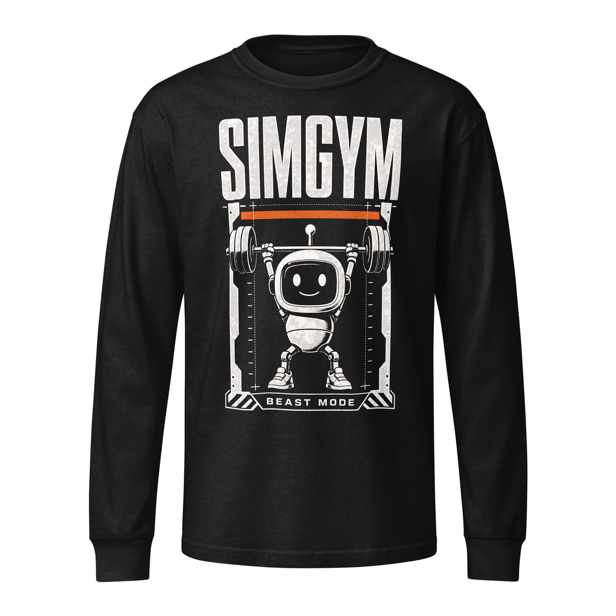 SimGym Load Frame Long Sleeve in Black - front view