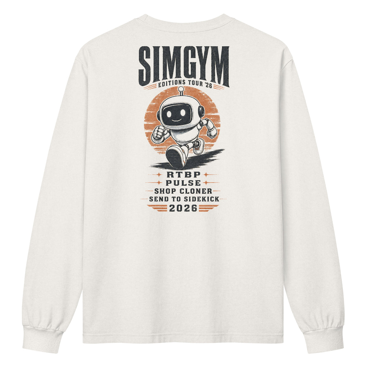 SimGym Editions Tour '26 Long Sleeve - back view
