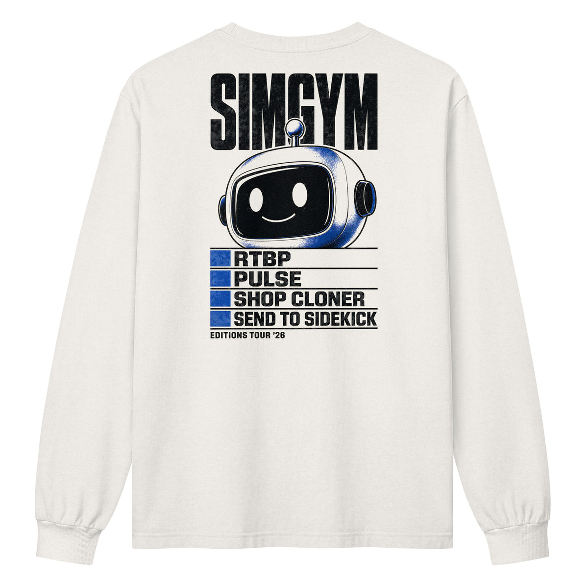SimGym Feature Manifest Long Sleeve - back view