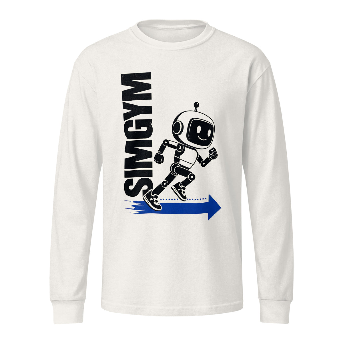 SimGym Motion Diagram Long Sleeve - front view