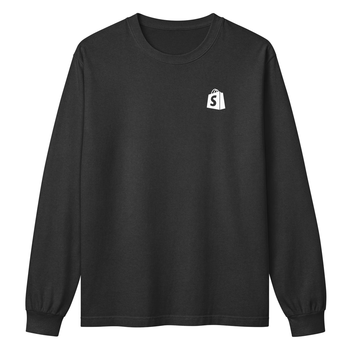 SimGym Vector Launch Long Sleeve in Washed Black - front view