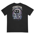 SimGym Robot Bootleg T-Shirt in Black - back view
