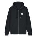 SimGym Load Frame Zip Hoodie in Black - front view