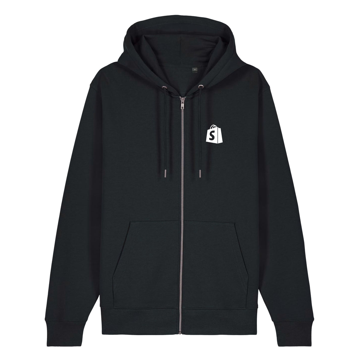 SimGym Load Frame Zip Hoodie in Black - front view