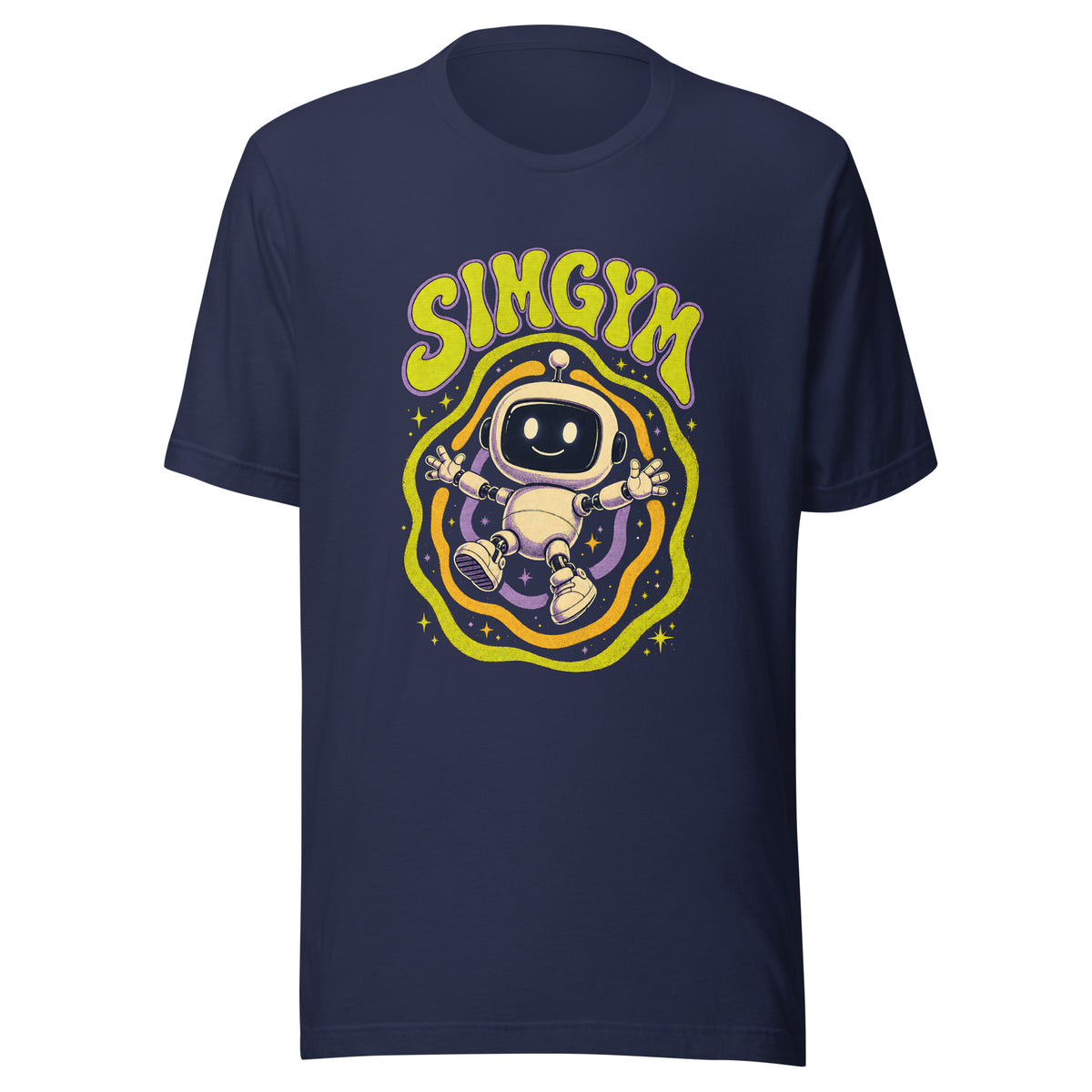 SimGym Orbit T-Shirt in Navy - front view