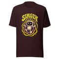 SimGym Orbit T-Shirt in Oxblood Black - front view