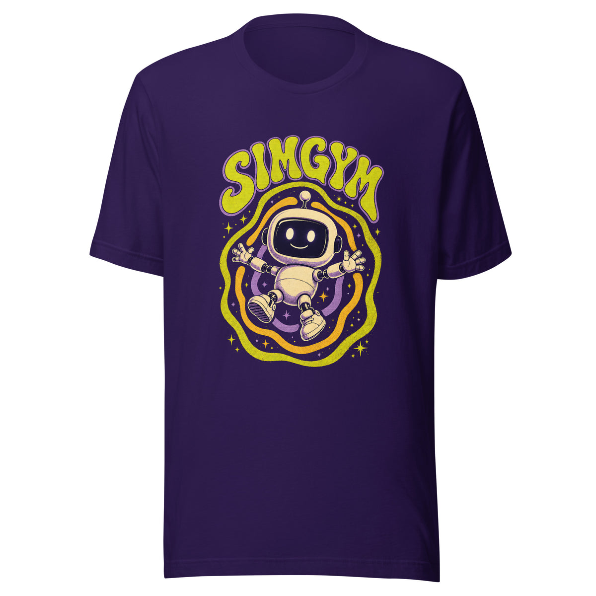 SimGym Orbit T-Shirt in Team Purple - front view
